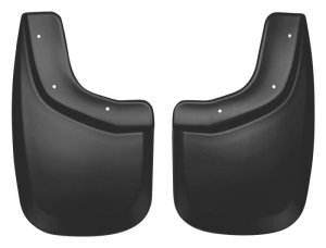 Chevrolet Colorado Mud Guards - Rear - Husky Liners - Custom-Molded, FormFit Design, Husky Shield, No-Drill, For Large Fender Flares - `04-`12